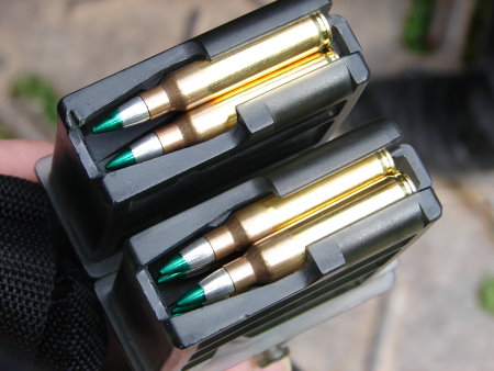 2 Probeschüsse und 5 Wertungsschüsse - hier die Munition!!!