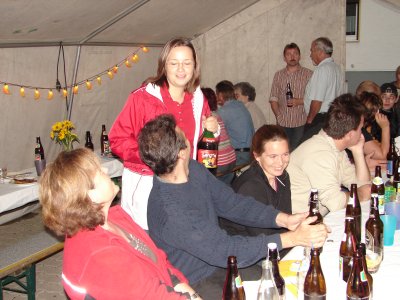 Flurwegler beim Feiern