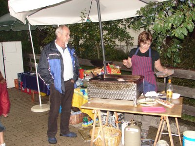 Flurwegler beim Feiern