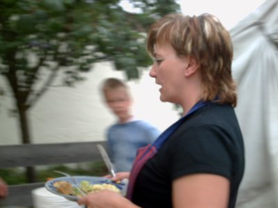 Flurwegler beim Feiern
