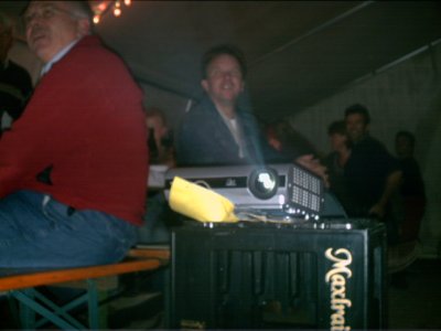 Flurwegler beim Feiern
